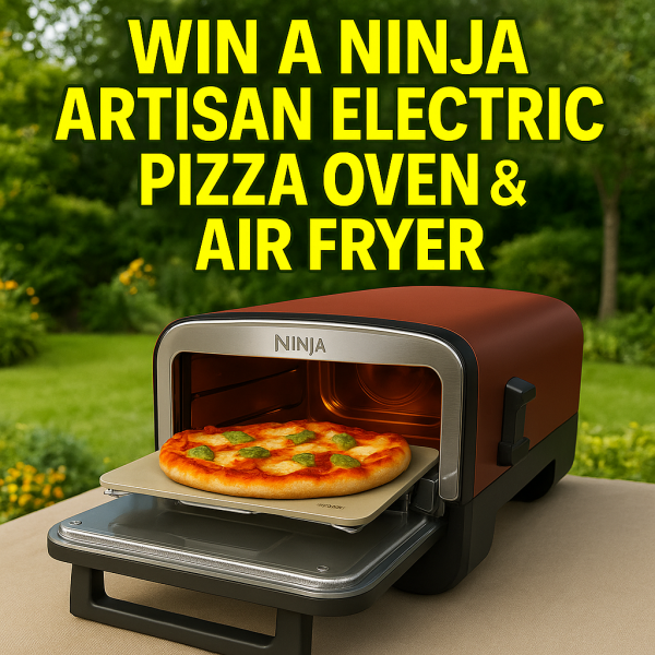 NINJA ARTISAN ELECTRIC OUTDOOR PIZZA OVEN & AIR FRYER OR £200 CASH ALT!