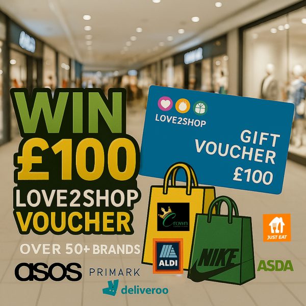 WIN A £100 LOVE2SHOP VOUCHER FOR ONLY 79P!!
